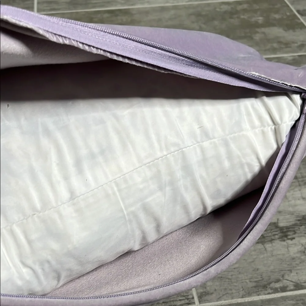 Bundle of Purple Pillow Case Set with Hello Velvet Lavender Decorative Pillow